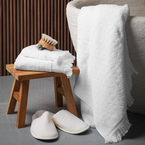 Set 3 (1 1 1 SOFE H&L | NADIAS Luxury Bath Towels of Bath Towel Hand Towel Wash Cloth) White | Light, Premium, Soft