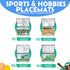 17.5 11.5 Tot Talk Horses and Riding Educational Placemat for Kids Made in USA Durable, Double-Sided, Placemat