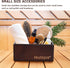 Bamboo Drawer Organizer, Kitchen Utensil Holder, Office Desk Supplies, 8.9 x 5.9 x 2.6, Nut-brown
