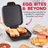 Dash Sous Vide Style Egg Bite Maker - Family Size for Breakfast Bites, 9 Servings, Keto & Paleo Friendly (Red)