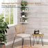Set 4, Forbena Corner White Floating Book Shelves for Wall of Wood Nursery Corner Bookshelf for Kids Bedroom, Large