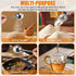 vriysei 1 304 (1) Flour Duster for Baking, PCS Flour Sifter for Baking Powdered Sugar Shaker Duster, Stainless Steel