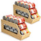 Bamboo Can Organizers and Storage for Pantry, Stackable Beverage Drink Holders, 2 Pack