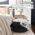 CherryNow Extra Large Black Laundry Basket - Rope Storage for Bathroom, Bedroom, Living Room, 22 x 14 inches
