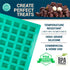 O'Creme Rectangle Caramel Candy Silicone Mold - For Chocolate Truffles, Ganache, Jelly, Candy and Praline