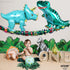 KatchOn Giant Blue Dinosaur Balloons, 38 Inch Pack of 2 Mylar Balloons for Birthday Party Decor
