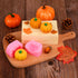Actvty 3D Pumpkin Silicone Molds, 6 Pcs Half Pumpkin Chocolate Candy Fondant Mold for Halloween Thanksgiving Baking