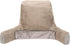 Cozy Husband Pillow Medium Cover Aspen Edition Cowboy Taupe, Reversible Microfiber to Microsuede, Side & Back Pockets