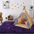 4x6 Przemy Dark Purple Area Rug for Bedroom, Feet Fluffy Shaggy Rugs for Living Room, Super Soft Fuzzy Carpet Rug