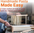 14 8 3 9.5'' 1Rolling Chitarra Pasta Maker with Rolling Pin by Verve CULTURE, Traditional Italian Pasta Maker Machine