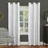 Sun Zero Easton Energy Saving Blackout Grommet Curtain Panel, 40" x 108", Oyster White