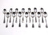 Pack of 15 Stainless Steel Extra-Fine Teaspoons, 6.7 Inches, Hard to Bend, Silver