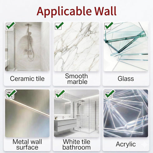 DivaDwell Depot 2 Pack Adhesive Corner Shower Shelf No Drill | Rust-Proof Aluminum Alloy Stick On Bathroom Organizer