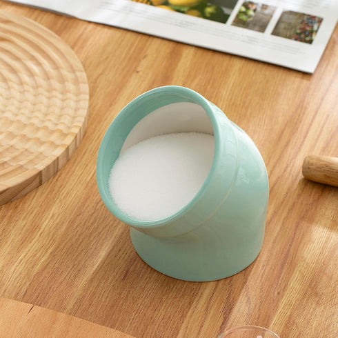TreaHome Countertop, Salt Cellar, Modern Ceramic Salt Pig, Salt Containers for Sugar Container, Sugar Jar, Easy Access