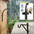 50 Lbs 12 Inch 2 AJART Heavy-Duty Plant Hanger Outdoor - Can Hold Plant Basket or Large Bird Feeder - Solid Iron
