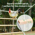 (55" 40" PETSFIT Square Chicken Roosting Perch, Perfect for Backyard Poultry, Chickens Perch for Coop, Easy