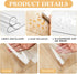 15.8 23.6 Inch, 1.5mm Trimmed Occasion(2 Nightstand Protector, Clear Plastic Table Cover Protector x Thick Rectangle