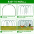 15731 Inches UNIFAMILY Chicken Tunnel, Chicken Coop Run, Chicken Tunnels for Outside Yard, Easy Installation Tunnel