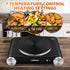 CUSIMAX Electric Hot Plate Burner for Cooking, Adjustable Temperature Control, Stainless Steel, Easy to Clean, Your