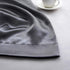 P Pothuiny 2-Piece Grey Satin Pillowcases, Queen Size Silky Pillow Covers for Hair & Skin, Wrinkle Fade Resistant