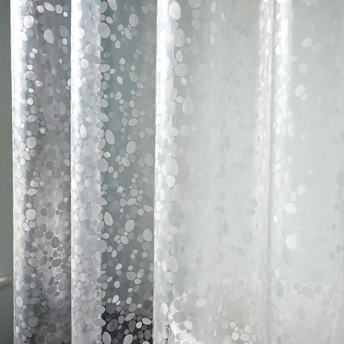 AooHome 36x72 Inch Stall Size Shower Curtain Liner, Heavy Duty EVA with 3D Pebble Pattern