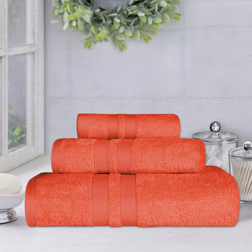 3-Piece Set, Set 1 1 1 SUPERIOR Ultra-Soft Cotton Towel Daily Use for Bathroom, Guest Room, Quick Dry, Includes Bath