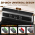 30 Inch, Stove Top Shelf Magnetic Over the Stove Top Shelf, Silicone Oven Spice Rack Organizer Storage Organization