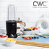 COOK WITH COLOR Personal Power Blender 600W, 24oz Capacity, BPA-Free Jar, Ice-Crushing Blades for Smoothies & More,