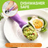 Frozen Spring Chef Metal Ice Cream Scoop with Comfortable Handle, Heavy Duty Sturdy Ice Cream Scooper Spoon for Cookie