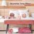 4 8.7 Inches Yerliker Pcs Knot Pillow Ball, Soft Home Decorative Round Throw Pillow Handmade Knotted Plush Accent