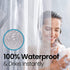 "LiBa Waterproof Plastic Shower Curtain - Premium Non-Toxic PEVA with Rust Proof Grommets, Heavy Duty 72x72 Bathroom