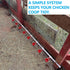 1/2" Automatic Chicken Watering System with PVC Pipe & Hose Connector Kit, Leak-Proof and Easy-Assembly Chicken Drinker