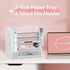 SUPEASY Desk Organizer with File Holder, 5-Tier Mesh Paper Letter Tray with Pen Holder and Drawer for Office Supplies