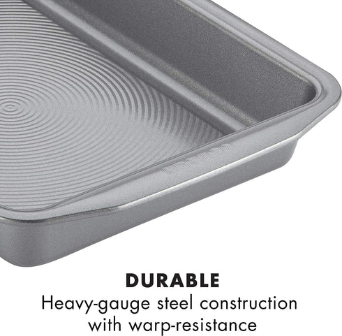 Circulon Nonstick 12-Cup Muffin Tin, Gray Steel Bakeware