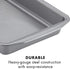 Circulon Nonstick 12-Cup Muffin Tin, Gray Steel Bakeware
