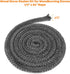 Stanbroil 1/2" x 84" Wood Stove Gasket - Graphite Impregnated Fiberglass Rope Seal and High-Temperature Cement Gasket