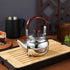 Stainless Steel 500Ml Whistling Tea Kettle with Cool Handle, Efficient Water Boiler for Home, Kitchen, Cafe, Suitable