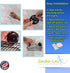 Gecko-Loc Corner Bathroom Shower Caddy shelf organizer suction cup wall storage basket - bath kitchen shampoo