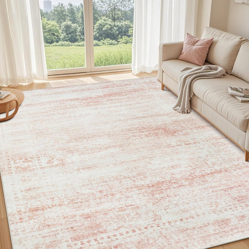 Srugn 5x7 Washable Rugs Area Rugs for Living Room,Bedroom,Dining Room- Ultra Soft Faux Wool Nursery Rug for Baby