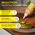4 OZ Pack 2 BRIGHTFROM Condiment Squeeze Bottles - Squirt Empty Bottles, Twist Top Cap, Leak Proof - Great for Ketchup