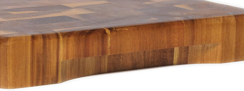 Lipper International Acacia End Grain Kitchen Chopping Block, 12" x 8" x 1 1/4"