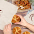 4 Packs Augshy Linen Bread Bags for Homemade Bread, Unbleached, Reusable Bread Storage Bakery & Baguette
