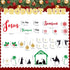 30 Pcs Christmas Garage Door Magnet Decorations Merry Christmas Winter Snowman Snowflake Santa Claus Garage Decorations for Refrigerator Car Bulletin Board Car (Jesus)