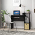 Furinno Econ Multipurpose Home Office Writing Desk, Black/Brown