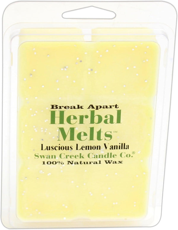 Swan Creek "Luscious Lemon Vanilla" Soy Wax Break Apart Drizzle Melt