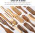 Mad Hungry Spurtle 4pc Set, As Seen on TV, Acacia Premium Wood Cooking Utensils for Non Stick Cookware, Baking, and More