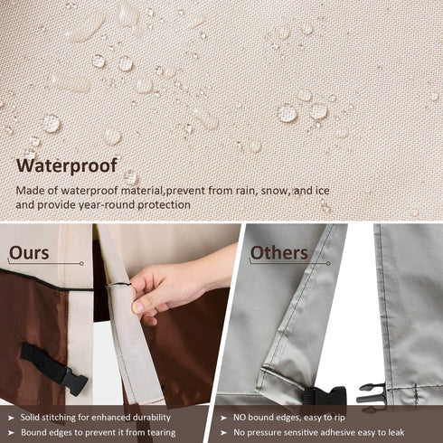 Air Conditioner Cover for Outside Unit, Central AC Cover Fits up to 26 x 26 x 32 Inches