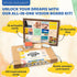 Vision Board Kit, Linen Cork Board for Wall, 235 Cards, 15.3"x11", All Supplies for Visualization & Goal Setting