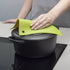 Zeal Silicone Heat Resistant Non-Slip Trivet, Size 5-22 Centimeters, Lime Green