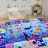 DINSUMRUG 59"39.4" ABC Kids Rug for Playroom Ocean Rug Baby Play Mat Alphabet Mat Sea Animal Number Shape Classroom